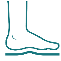 Flat Foot Icon
